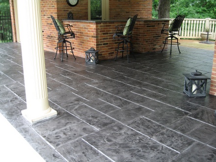 stamped concrete patio san jose