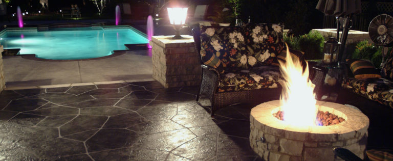 Stamped Concrete Patio & Pool Deck San Jose