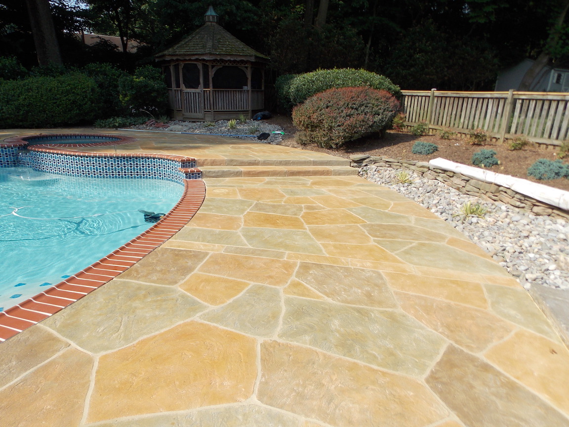 How To Make A Pool Deck Water Salt And Stain Repellent