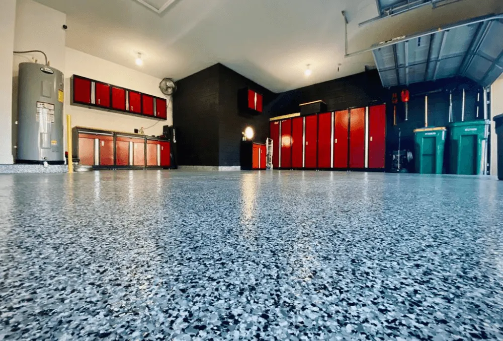 polyurea polyaspartic garage floor