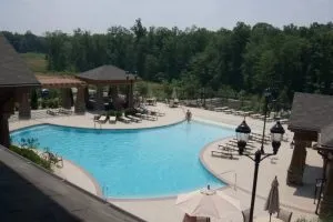 Hotel and resort pool decks