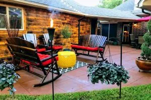 colored concrete patio San Jose